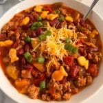 Recipe for Instant Pot turkey chili