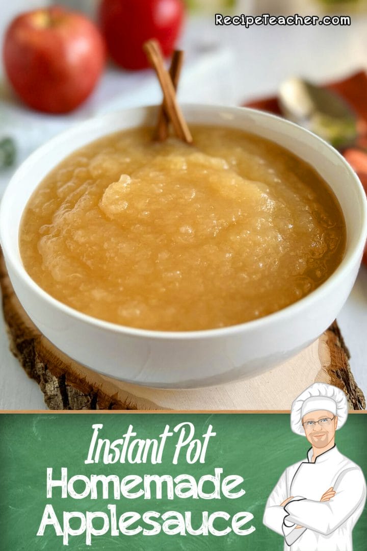 Recipe for homemade Instant Pot applesauce