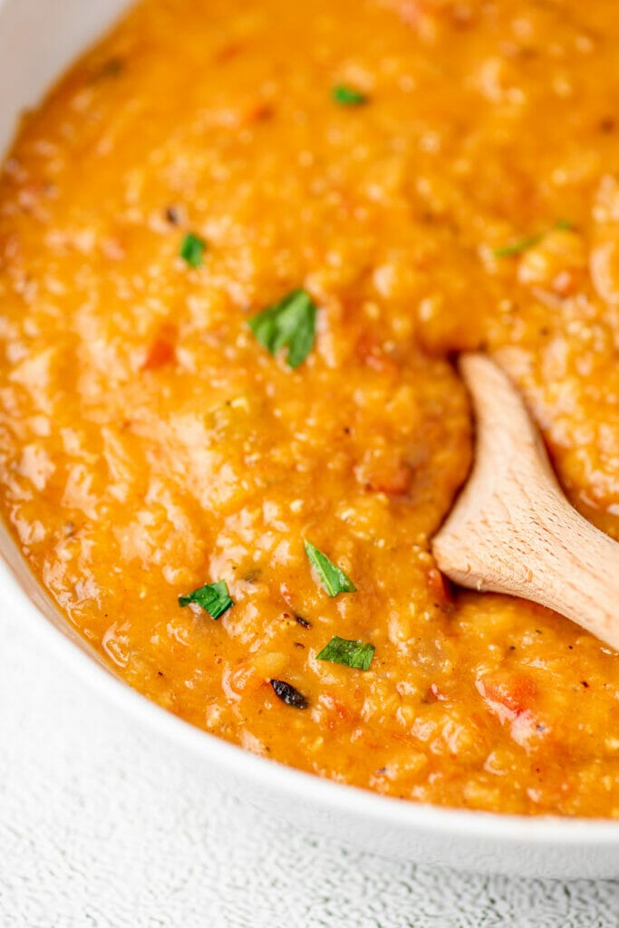 Easy Instant Pot Red Lentil Soup - RecipeTeacher