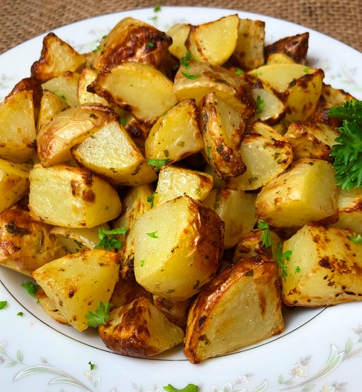Air fryer roast potatoes recipe