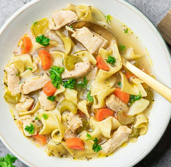Homestyle Chicken Noodle Soup - Damn Delicious