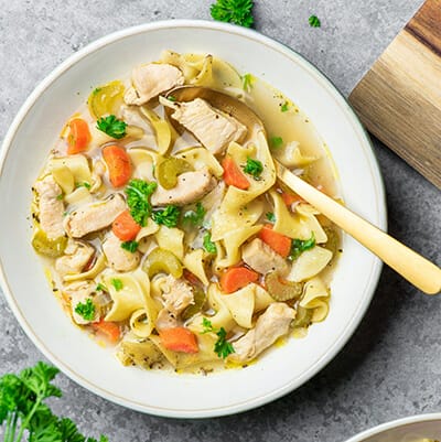 Instant Pot Chicken Noodle Soup - Aberdeen's Kitchen