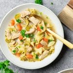Recipe for Instant Pot chicken noodle soup