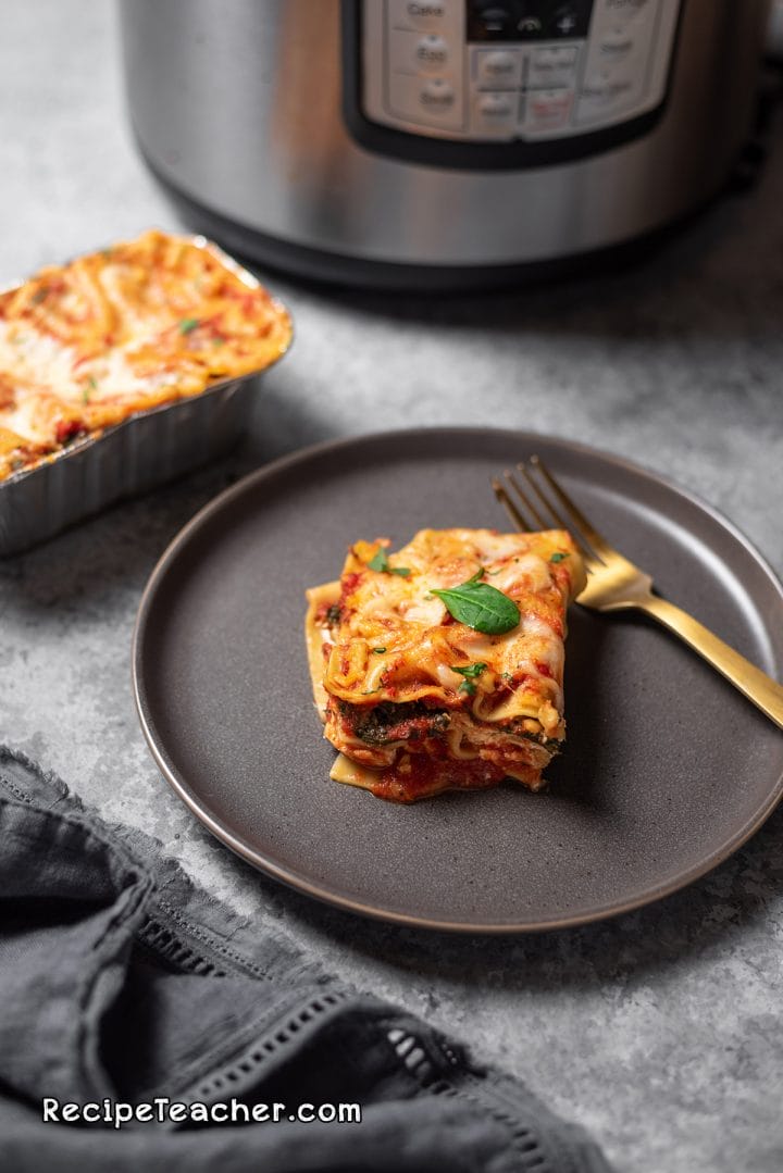 Recipe for homemade Instant Pot Lasagna