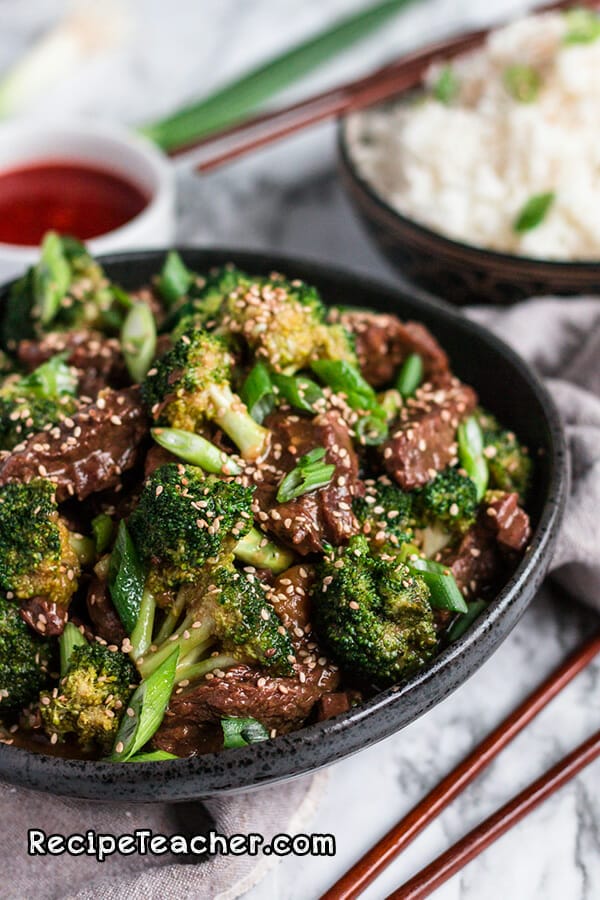 Recipe for Instant Pot beef and broccoli