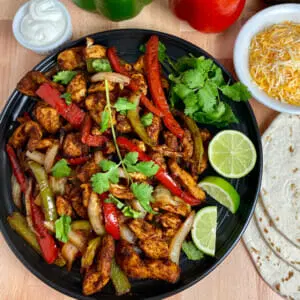 Best Damn Air Fryer Chicken Fajitas - RecipeTeacher