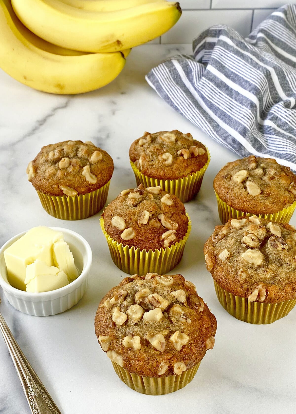 Banana Nut Muffins {Easy & Moist} - RecipeTeacher