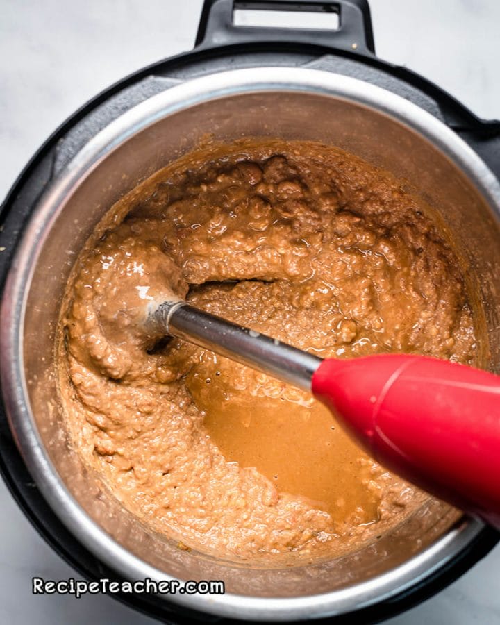 Recipe for Instant Pot refried beans