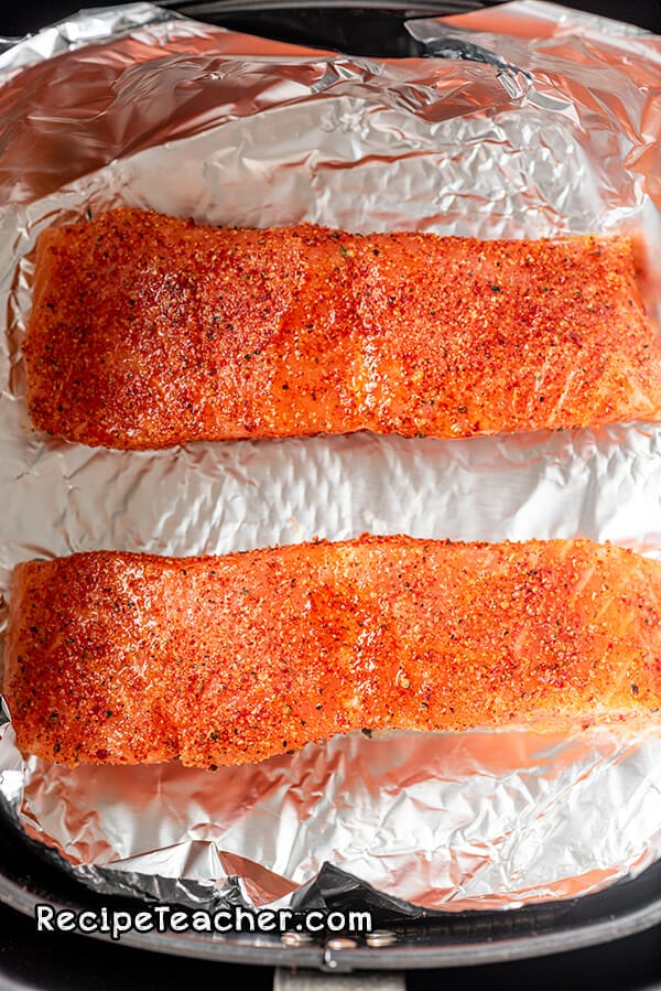 Recipe for air fryer salmon