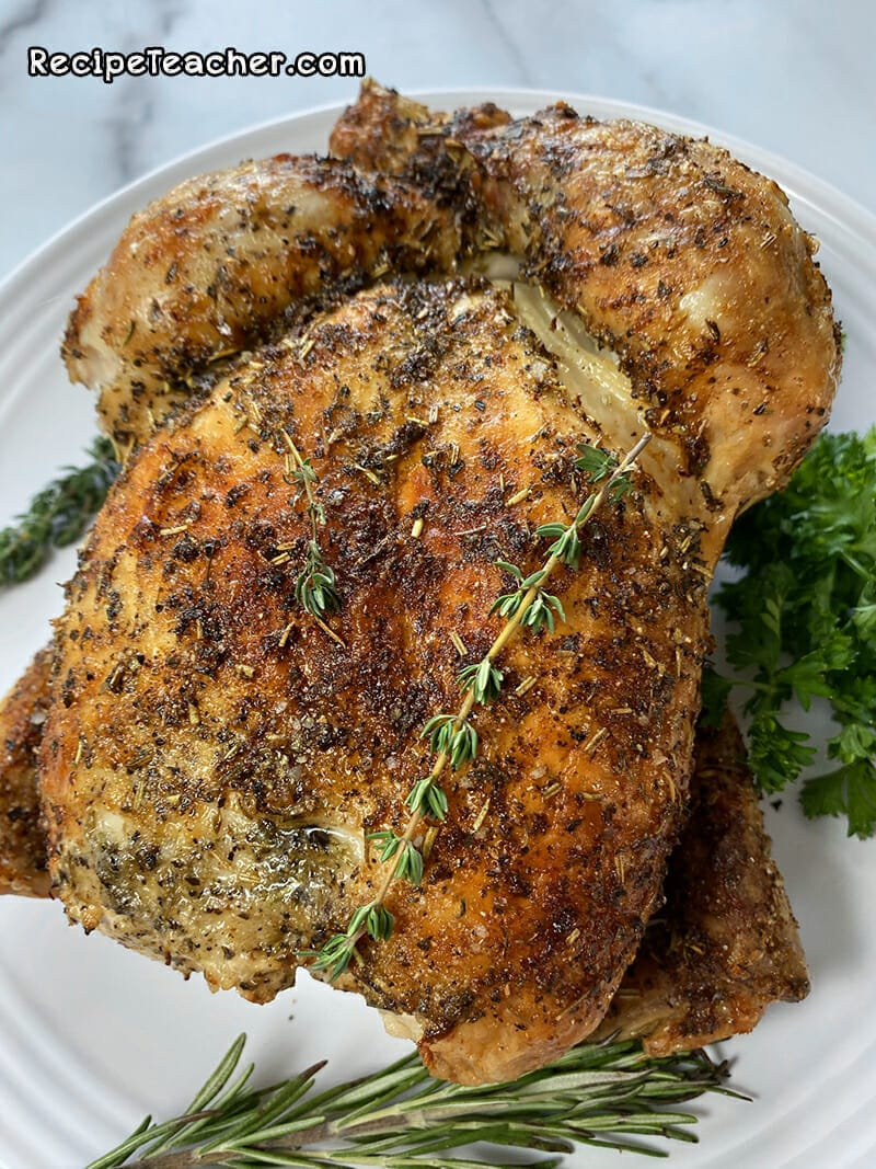 1-Hour Air Fryer Rotisserie Chicken (How To Air Fry A Whole