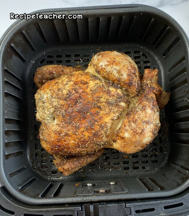 Best Damn Air Fryer Whole Chicken - RecipeTeacher