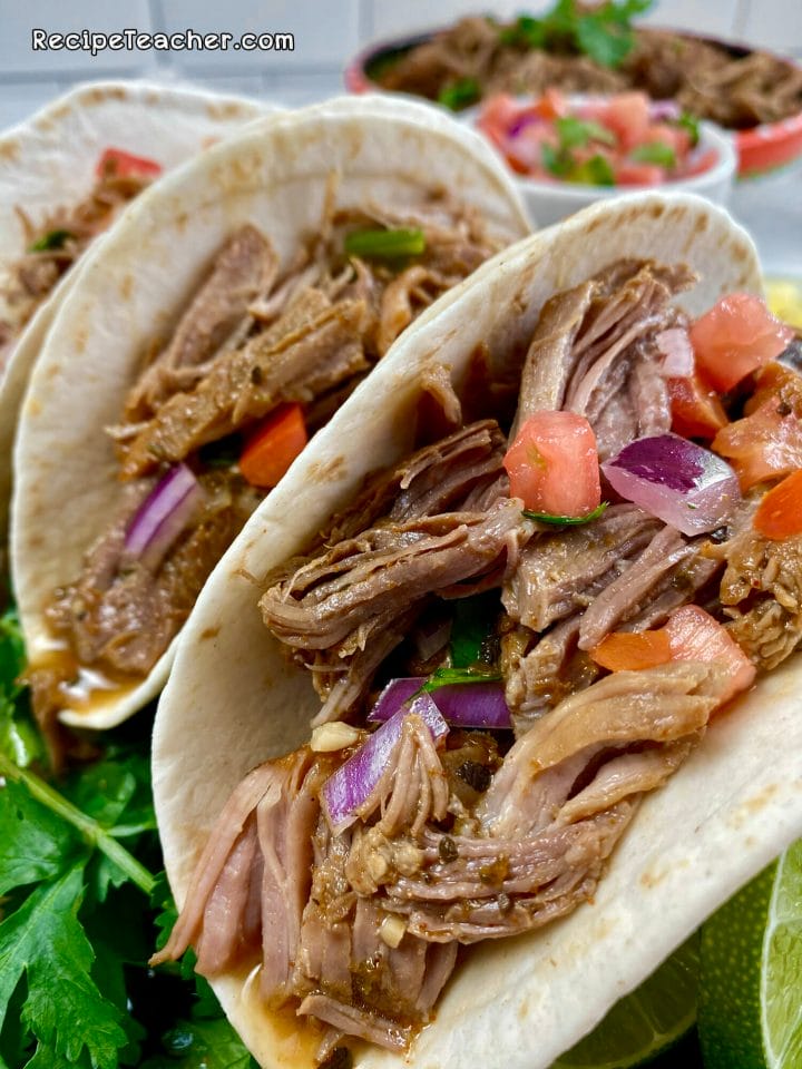 Recipe for Instant Pot Carnitas Mexican Pulled Pork