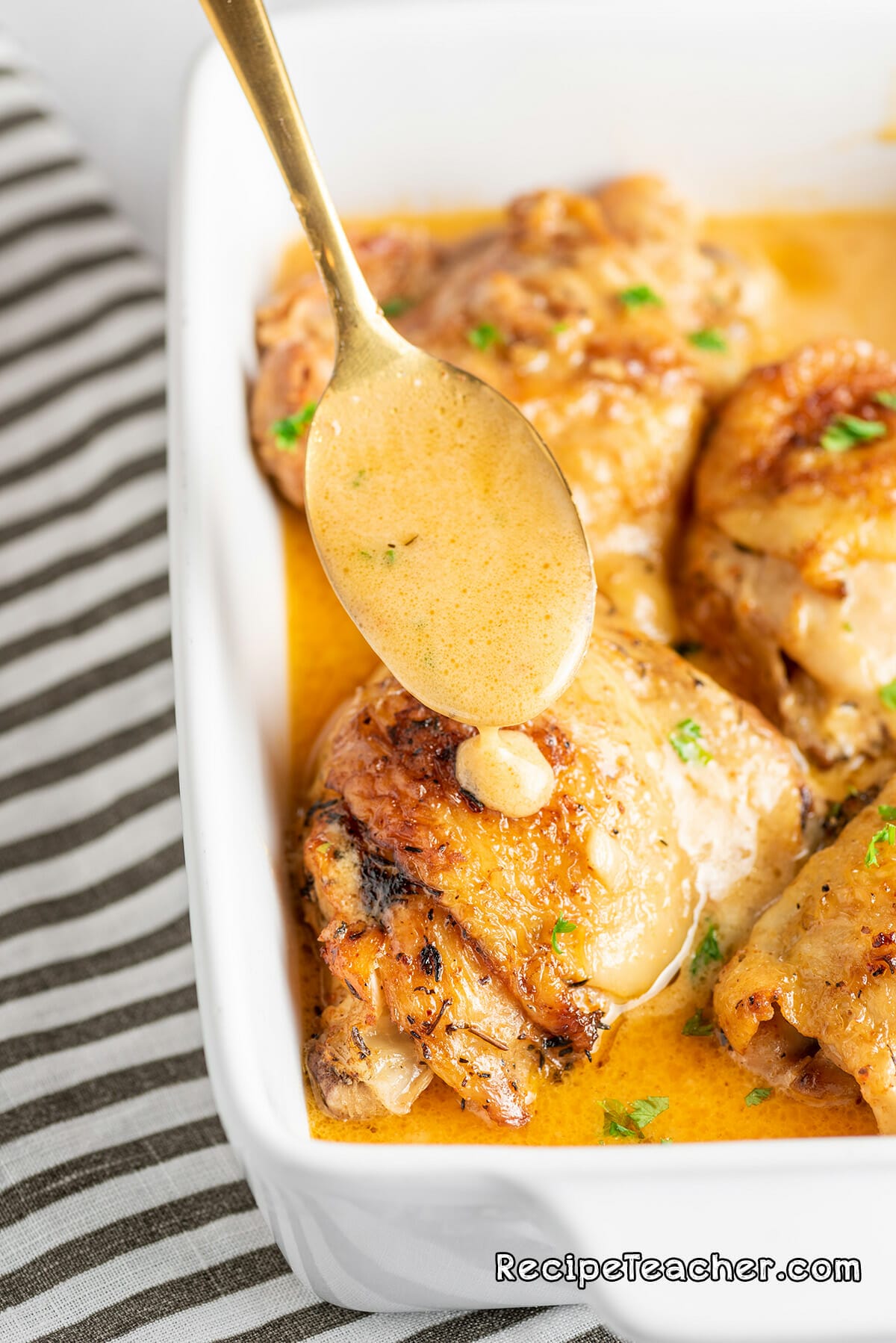 Instant Pot Creamy Garlic Chicken RecipeTeacher