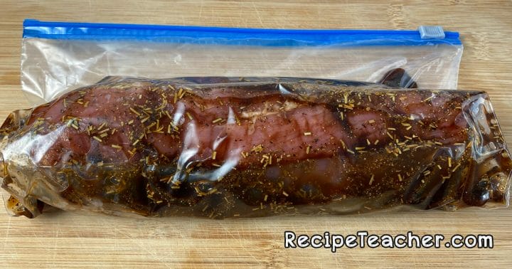 Recipe for air fryer marinated pork tenderloin