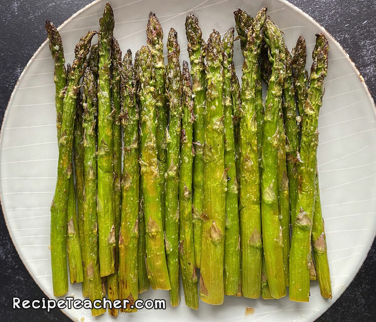 Cook asparagus in air clearance fryer