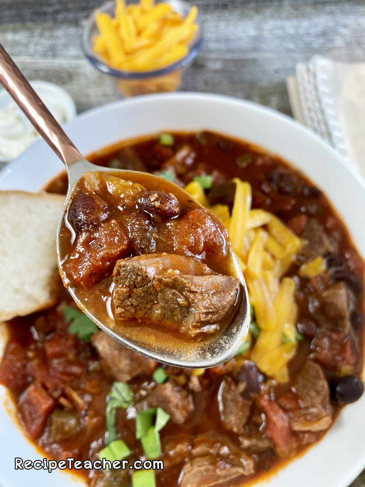 Best Damn Instant Pot Beef Chuck Chili RecipeTeacher