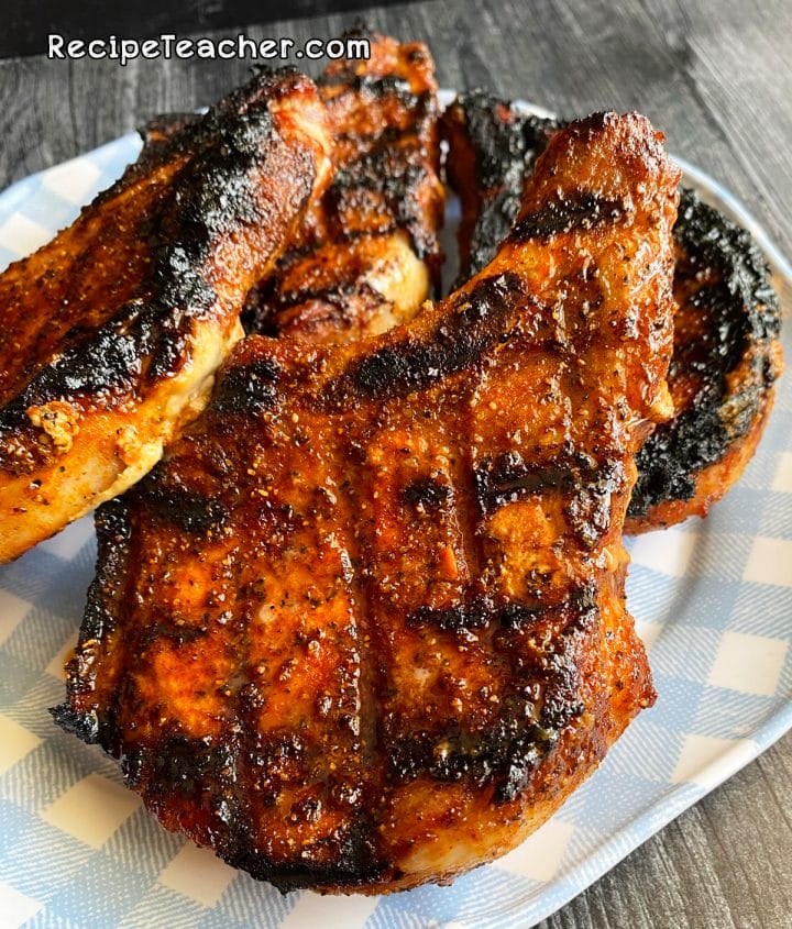 Recipe for grilled pork chops