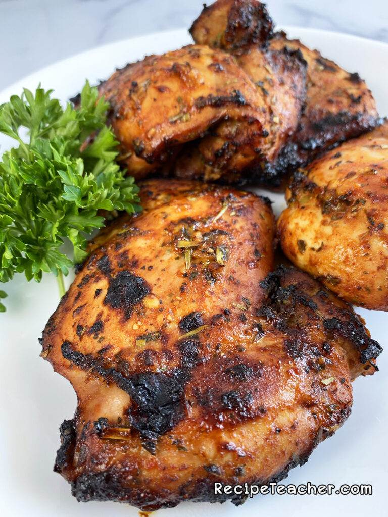 Best Damn Air Fryer Chicken Thighs - RecipeTeacher