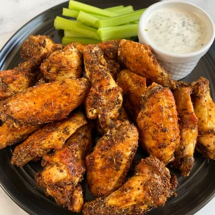 Best Damn Air Fryer Chicken Wings (Crispy and Juicy) - RecipeTeacher