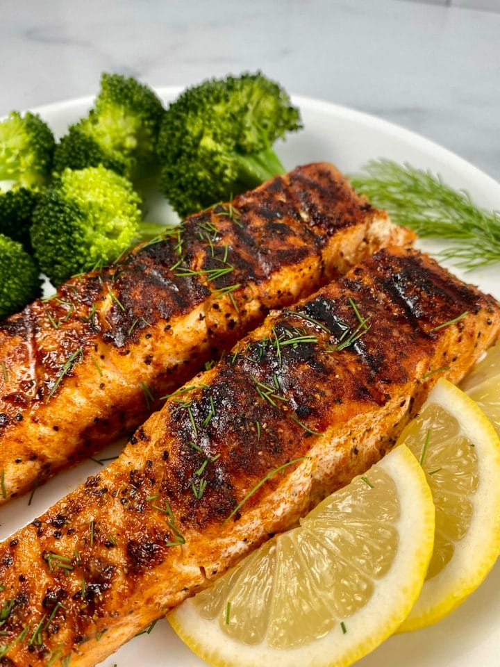Recipe for George Foreman Grill salmon 