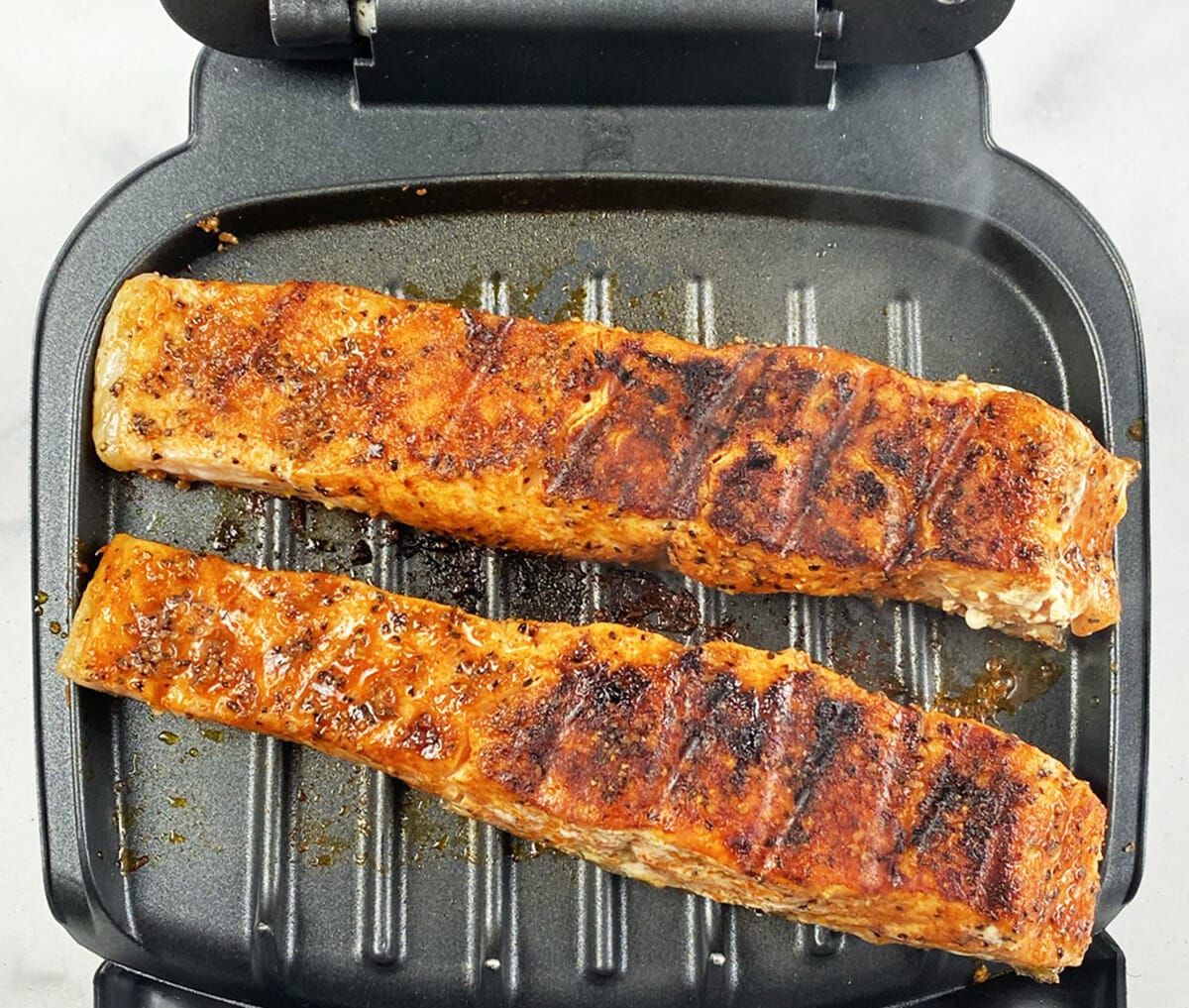 Salmon on 2025 foreman grill