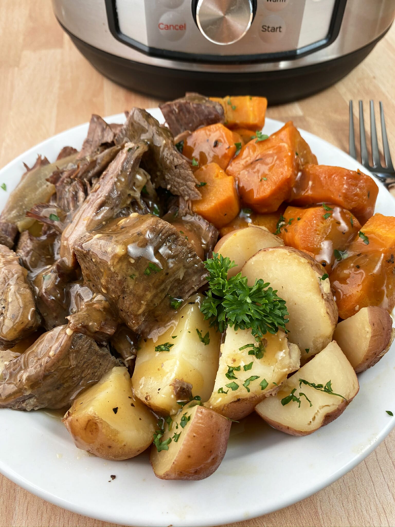 Best Easy Instant Pot Pot Roast - RecipeTeacher