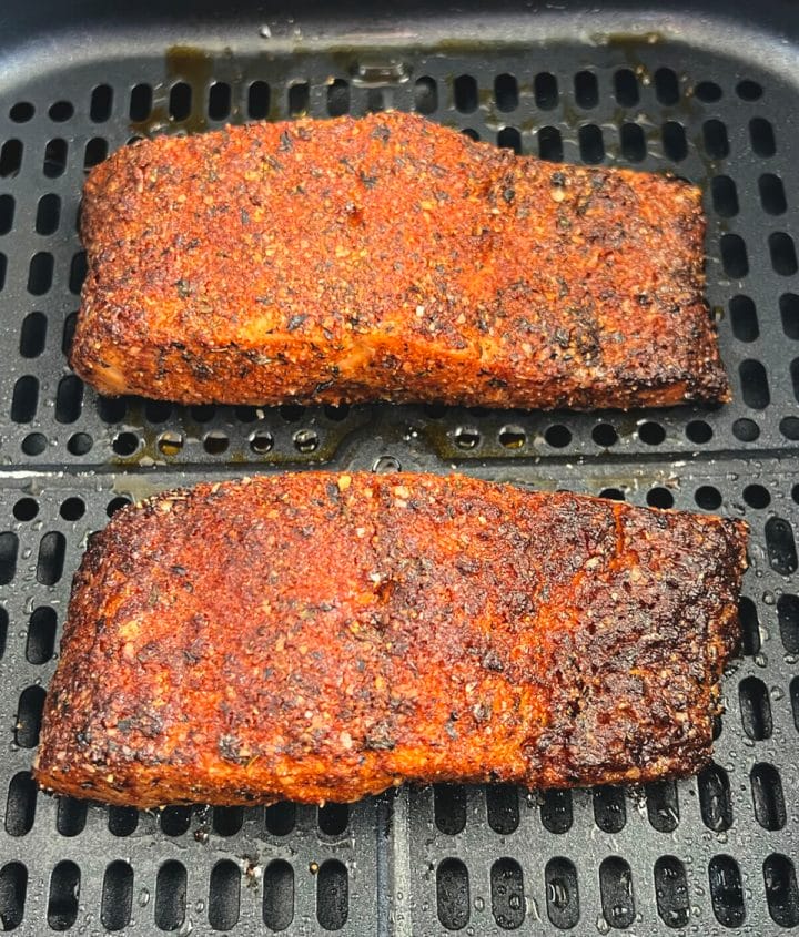 Recipe for air fryer blackened salmon