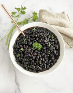 Instant Pot Black Beans (basic and easy) - RecipeTeacher