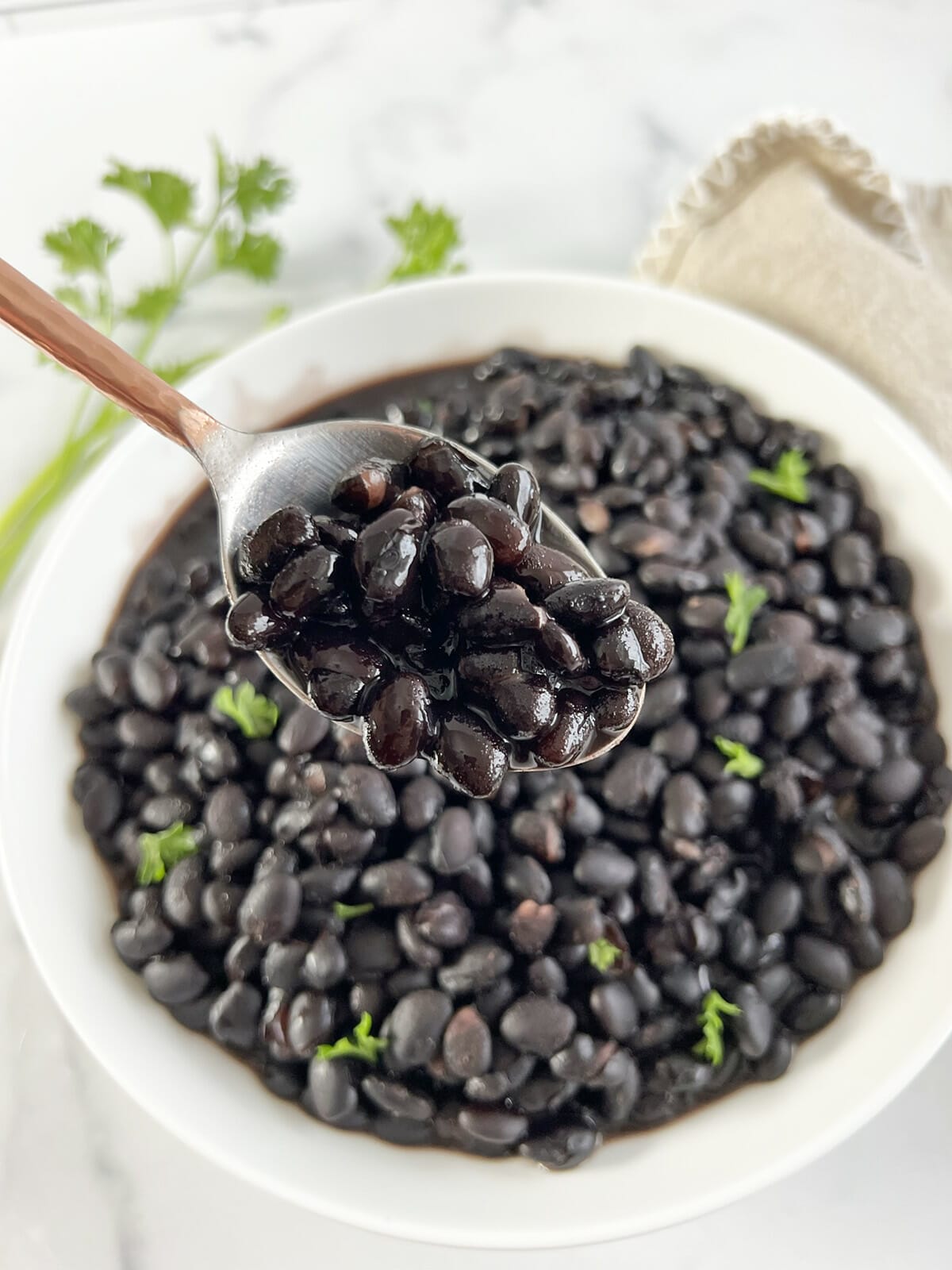 Instant Pot Black Beans (basic and easy) - RecipeTeacher