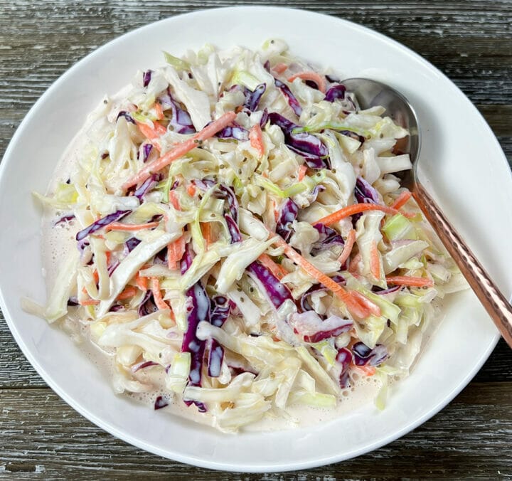 Country Creamy Coleslaw - RecipeTeacher