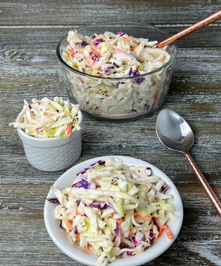 Recipe for country creamy coleslaw
