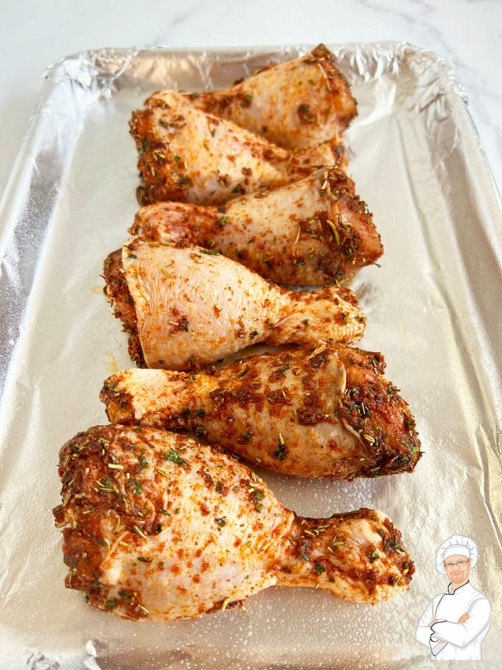 Recipe for oven baked chicken legs