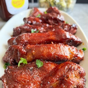 Mouthwatering, tender and delicious BBQ country style ribs made right in your oven with this easy recipe.