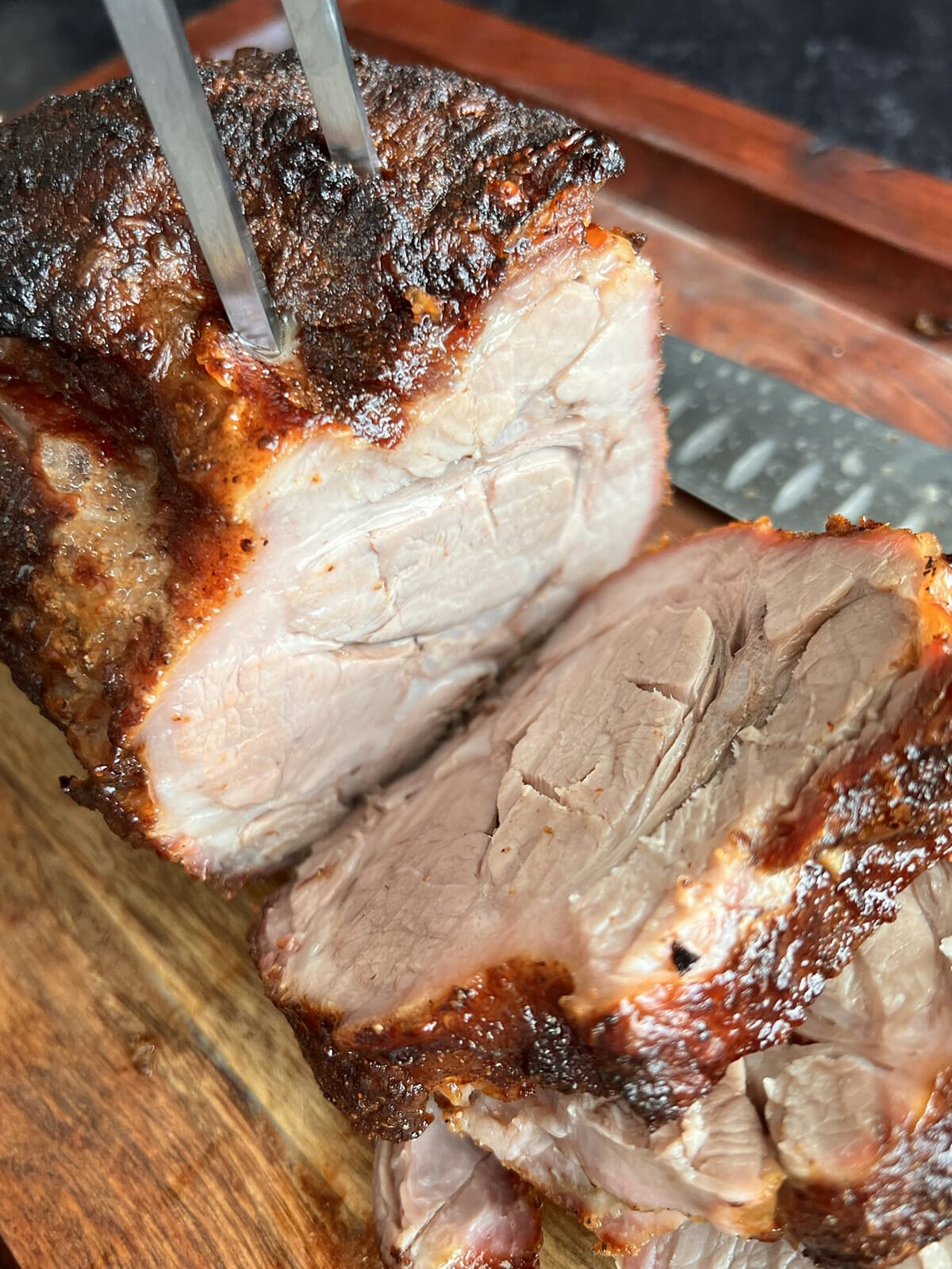 Pork butt in roaster best sale