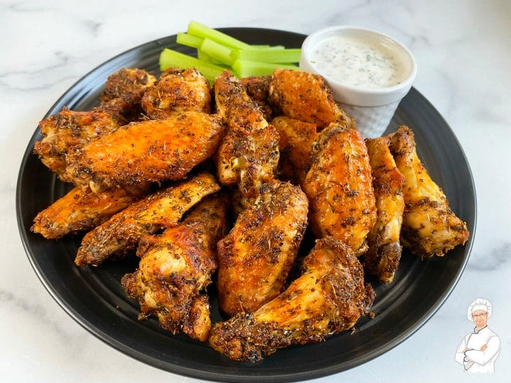 Crispy Air Fryer Chicken Wings - The Chunky Chef