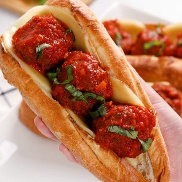 Recipe for air fryer meatball sandwiches