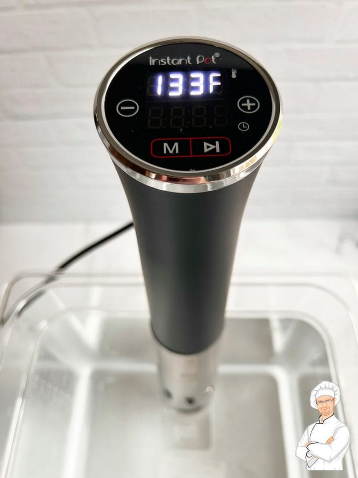 A sous vide immersion circulator.