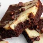 Rich and delicious cheesecake brownies.