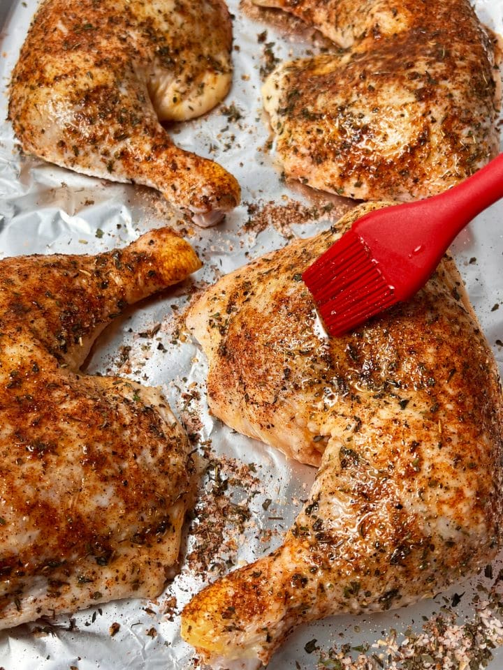 Recipe for oven baked chicken quarters
