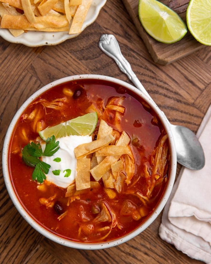 Recipe for instant pot chicken tortilla soup