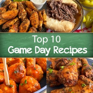 top 10 game day recipes
