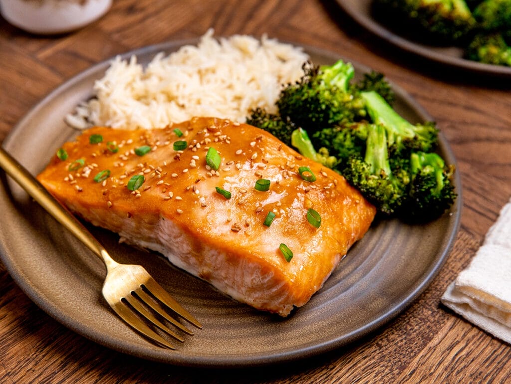 Sheet Pan Miso Salmon and Broccoli - RecipeTeacher